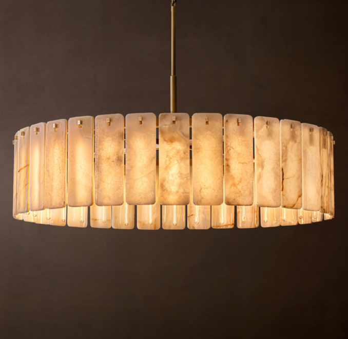 Calamette Onyx Round Chandelier