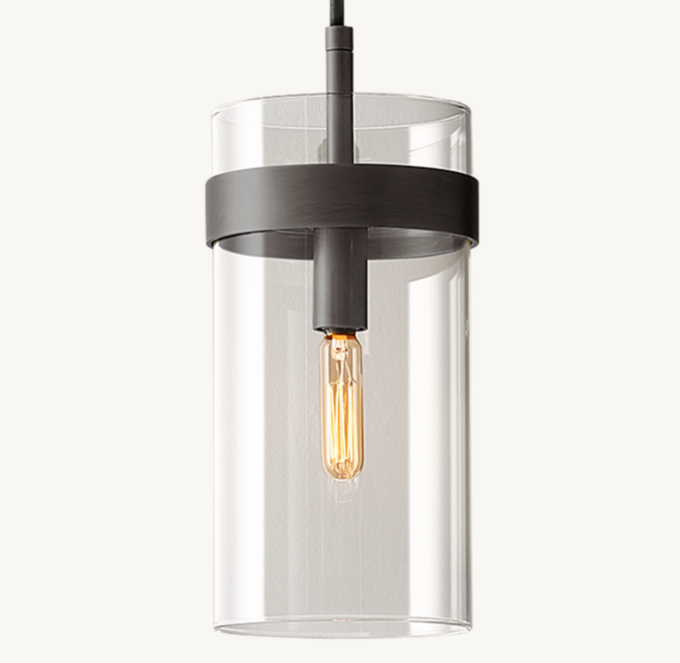 Ravelle Clear Glass Pendant