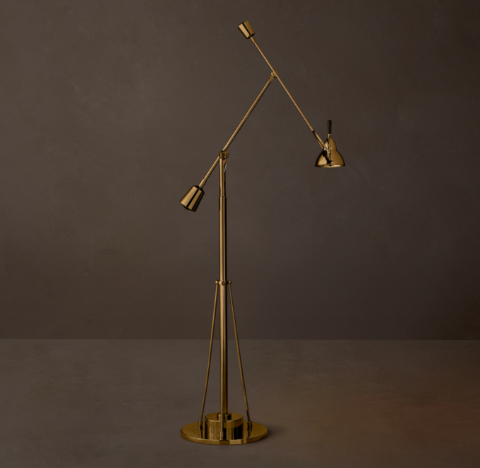 Counterpoise Swing Arm Floor Lamp