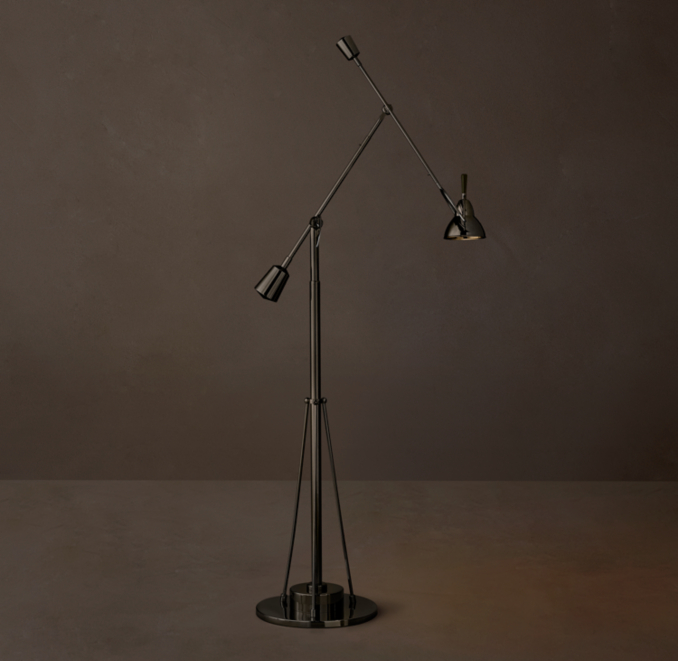 Counterpoise Swing Arm Floor Lamp