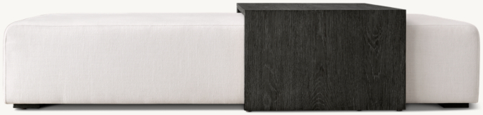 Bridge Fabric Coffee Table Ottoman