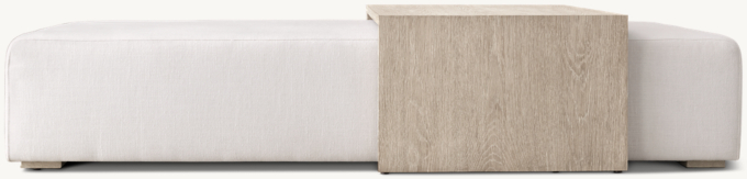 Bridge Fabric Coffee Table Ottoman
