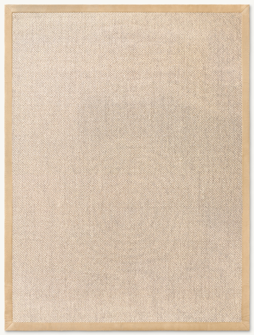 Sereno Sisal Rug With Linen Border - Cut-to-Order