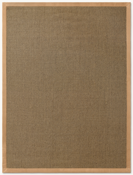 Sereno Sisal Rug With Linen Border - Cut-to-Order