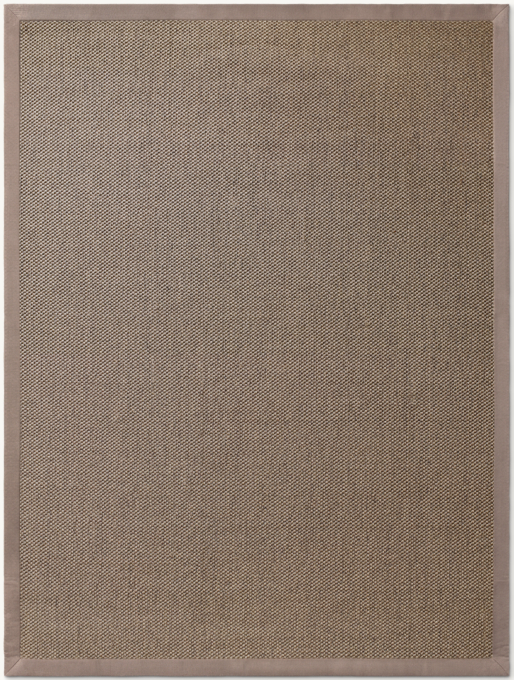Sereno Sisal Rug With Linen Border - Cut-to-Order