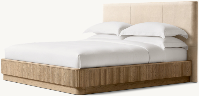 Mulholland Leather Panel Bed