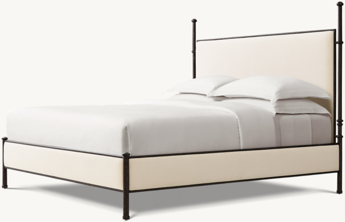 Toulouse Fabric Panel Bed