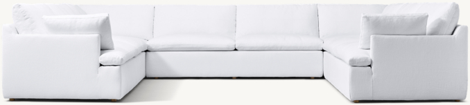 Cloud Track Arm U-Sectional With Modular Corners