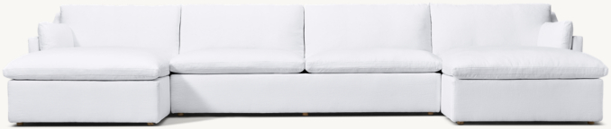 Cloud Slope Arm U-Chaise Sectional