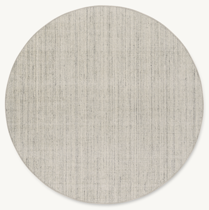 Hayley Wool Rug - Cut-to-Order - Round | RH