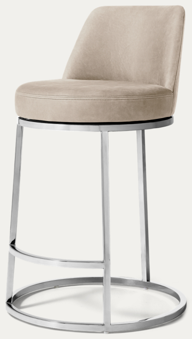 Shown in Italian Veneto Smoke with Polished Stainless Steel finish.