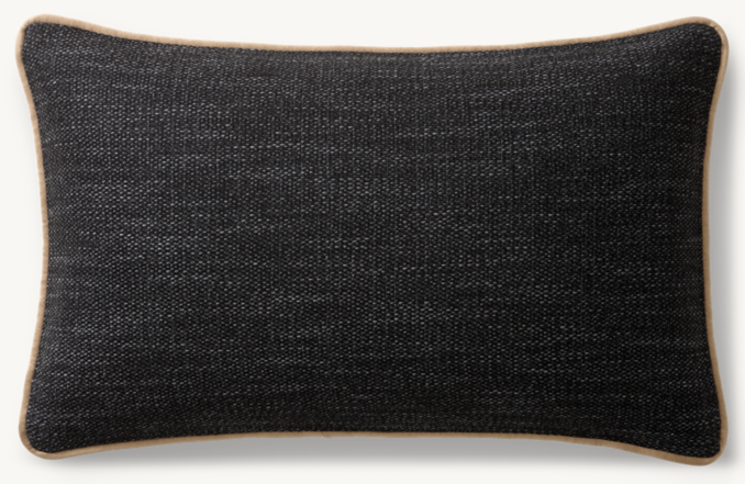 Élysées - Housse de coussin d'extérieur unie - Rectangulaire