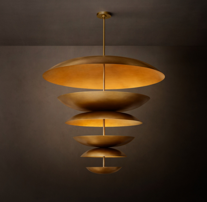 Cosmic Three-Tier Chandelier