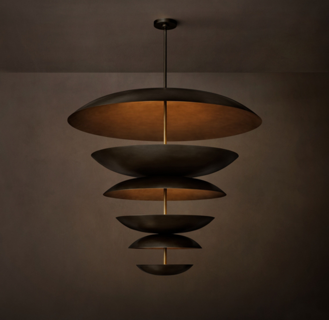 Cosmic Three-Tier Chandelier