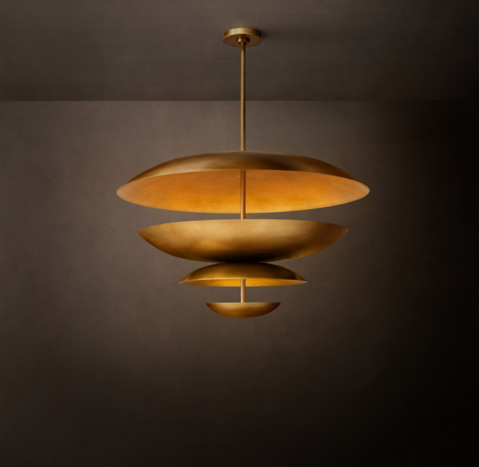 Cosmic Two-Tier Chandelier