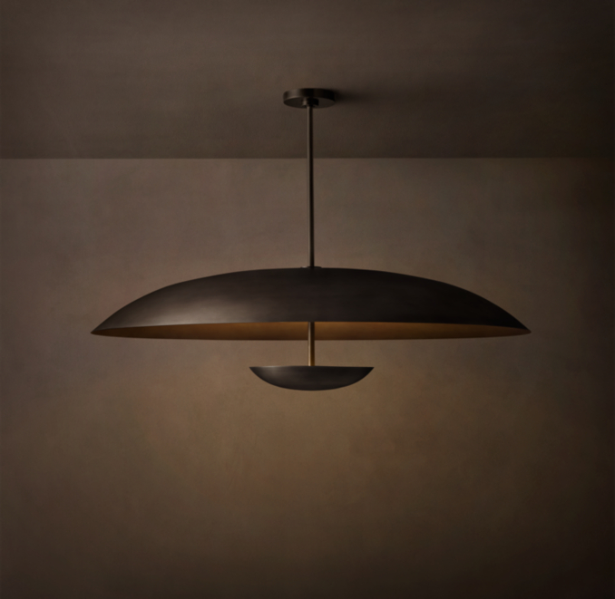 48" pendant shown in Bronze.