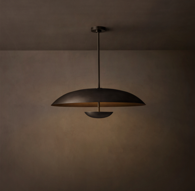 30" pendant shown in Bronze.