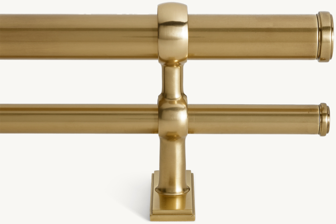 Shown in Antiqued Lacquered Brass.