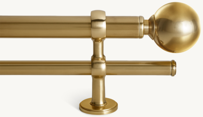 Shown in Antiqued Lacquered Brass.