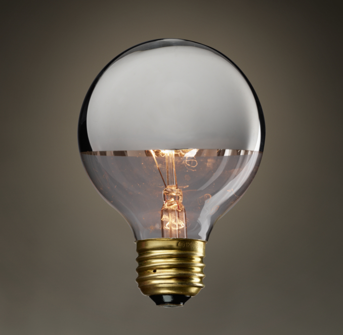 G25 Globe SilverTipped Incandescent Bulb