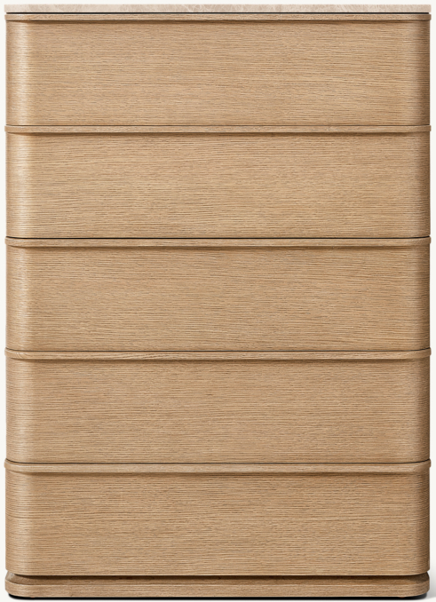 Shown in Light Brushed Oak/Crema Emperador Marble.