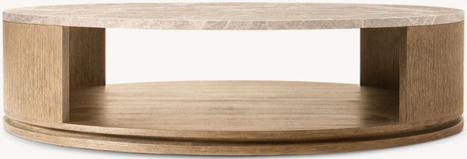 Shown in Light Brushed Oak/Crema Emperador Marble.