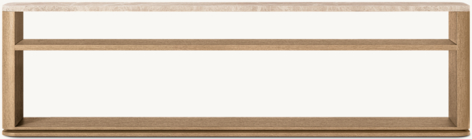 Shown in Light Brushed Oak/Crema Emperador Marble.