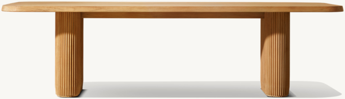 Soria Teak Rectangular Dining Table