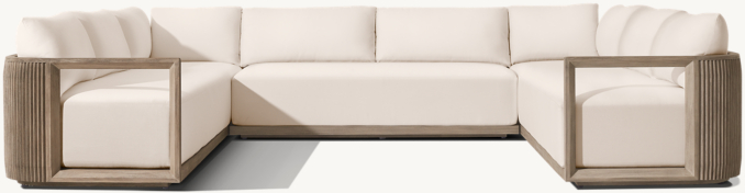 Soria Teak Customizable Sectional