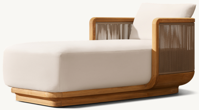 Brera Teak Chaise