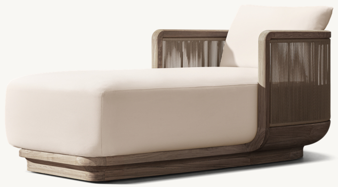 Brera Teak Chaise
