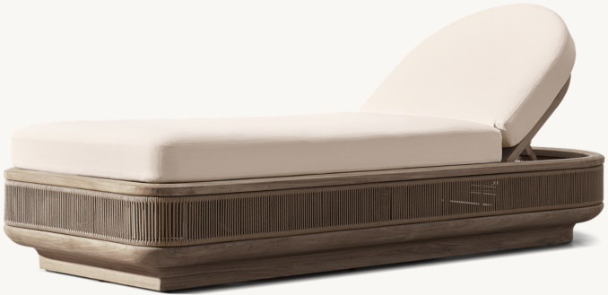 Brera Teak Adjustable Chaise