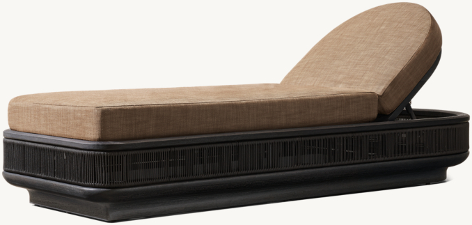 Brera Teak Adjustable Chaise