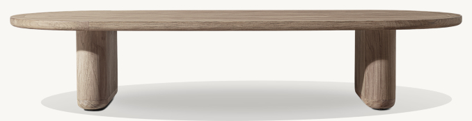 Brera Teak Rectangular Coffee Table