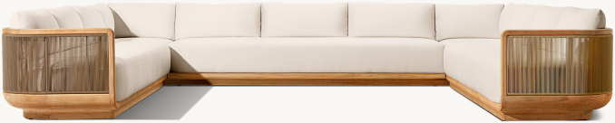 Brera Teak Customizable Sectional