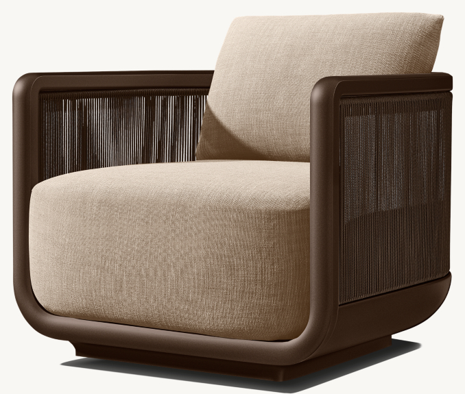 Brera Aluminum Swivel Lounge Chair