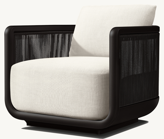 Brera Aluminum Swivel Lounge Chair