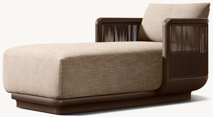 Brera Aluminum Chaise