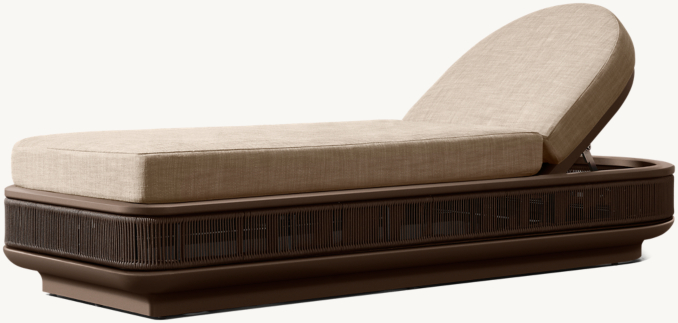 Brera Aluminum Adjustable Chaise