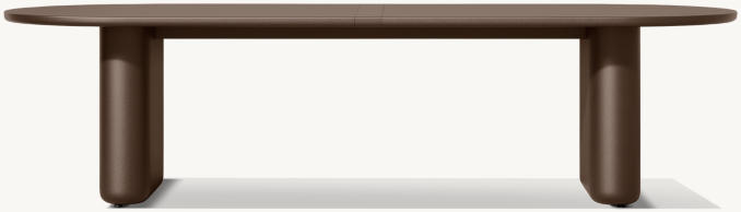 Brera Aluminum Rectangular Dining Table