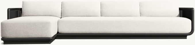 Brera Aluminum Left-Arm Chaise Sectional