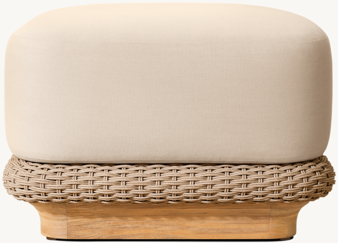 Milano Teak Ottoman