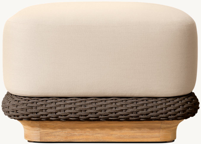 Milano Teak Ottoman