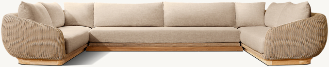 Milano Teak Customizable Sectional