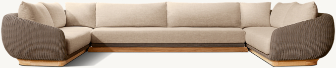 Milano Teak Customizable Sectional