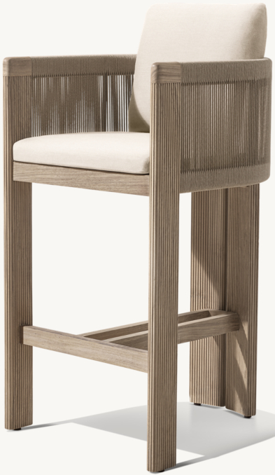 Striata Teak Bar & Counter Stool