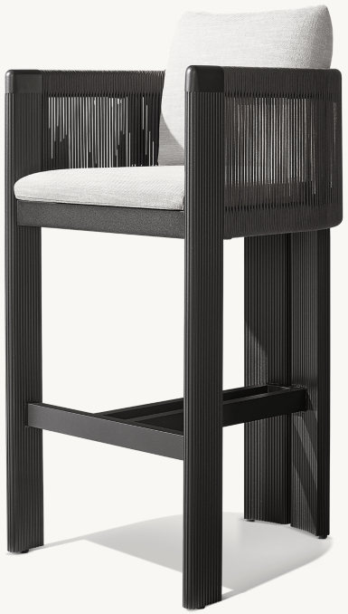 Striata Aluminum Bar & Counter Stool