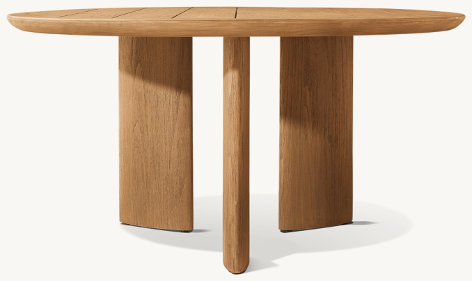 Dune Teak Round Dining Table
