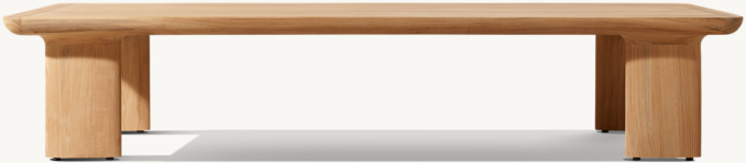 Dune Teak Rectangular Coffee Table