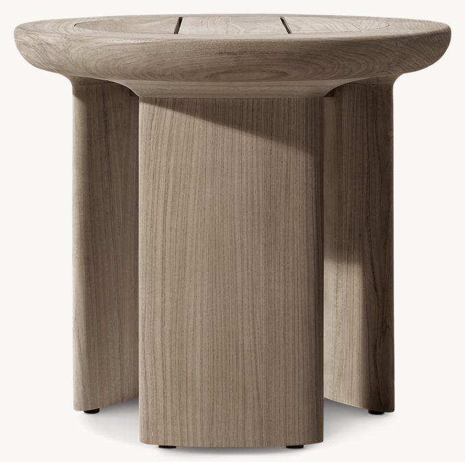 Dune Teak Round Side Table